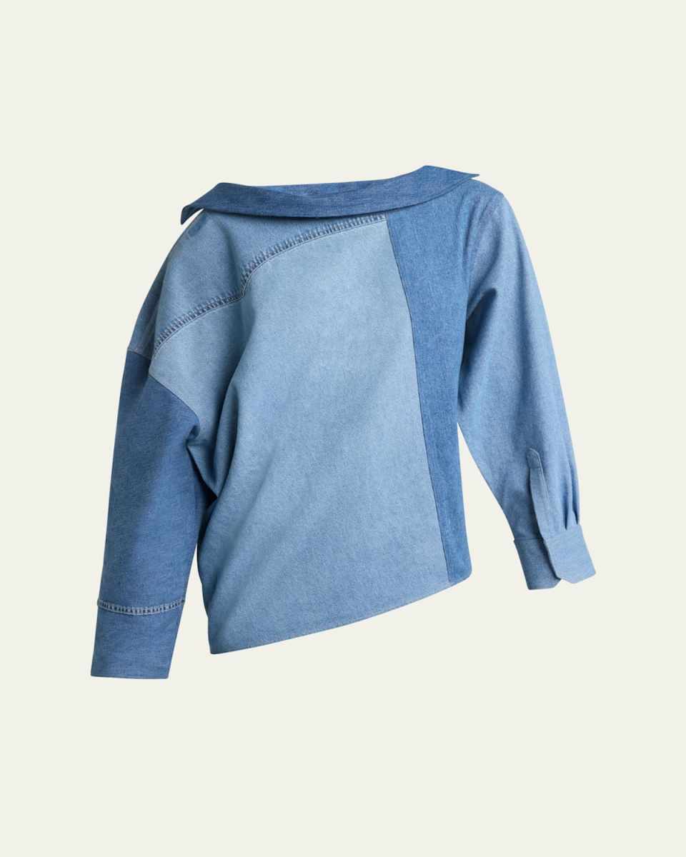 Denim Back-To-Front Shirt